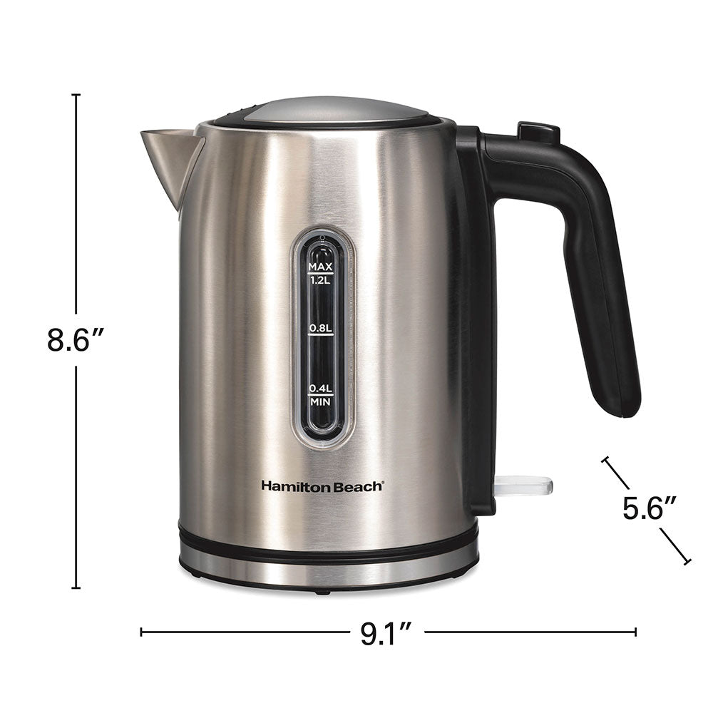 Hervidor de agua de acero Inoxidable 1.2L Hamilton Beach
