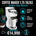 Coffee Maker Personal 1,75 tazas Hamilton Beach