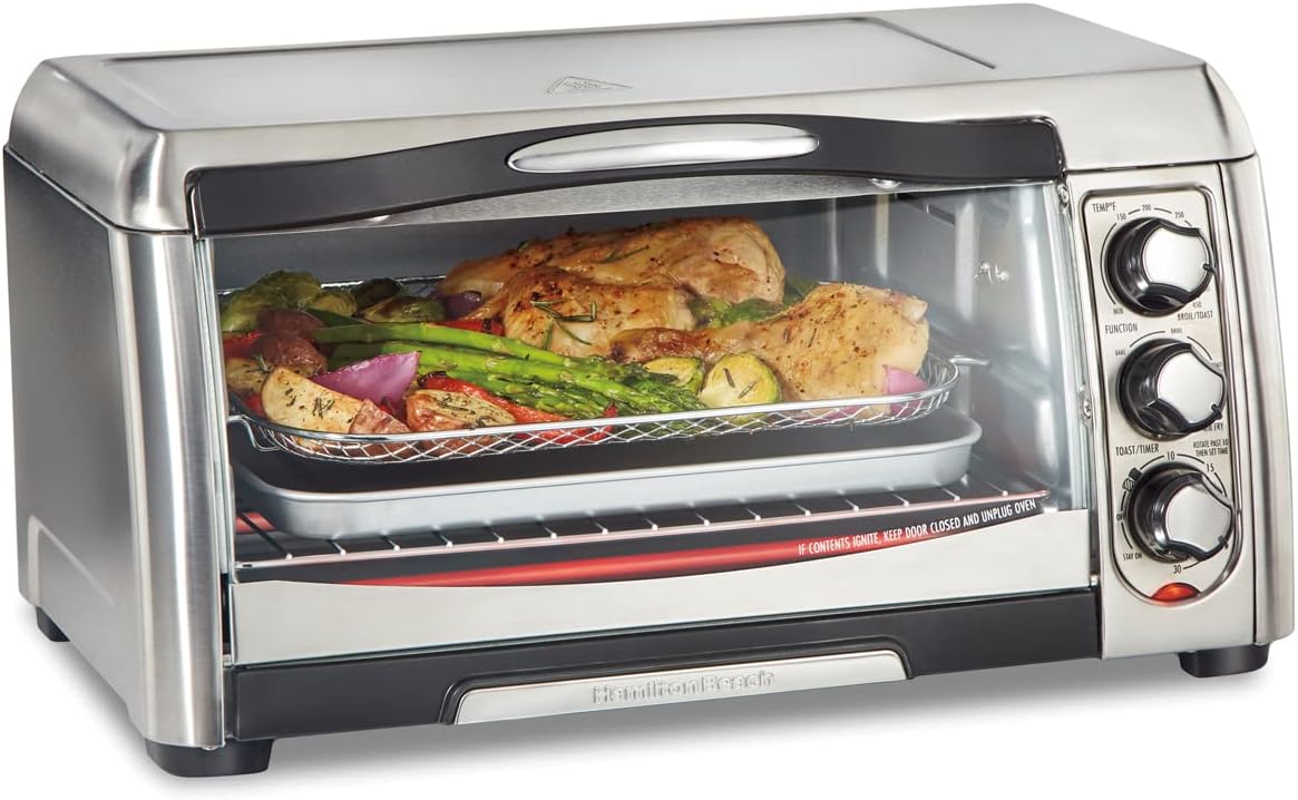 Horno Tostador eléctrico 1400W Hamilton Beach