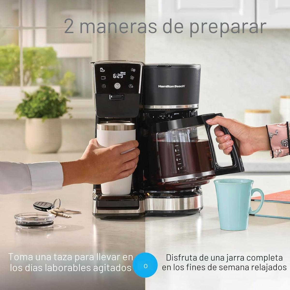 Coffee Maker 12 tazas 2 en 1 Hamilton Beach