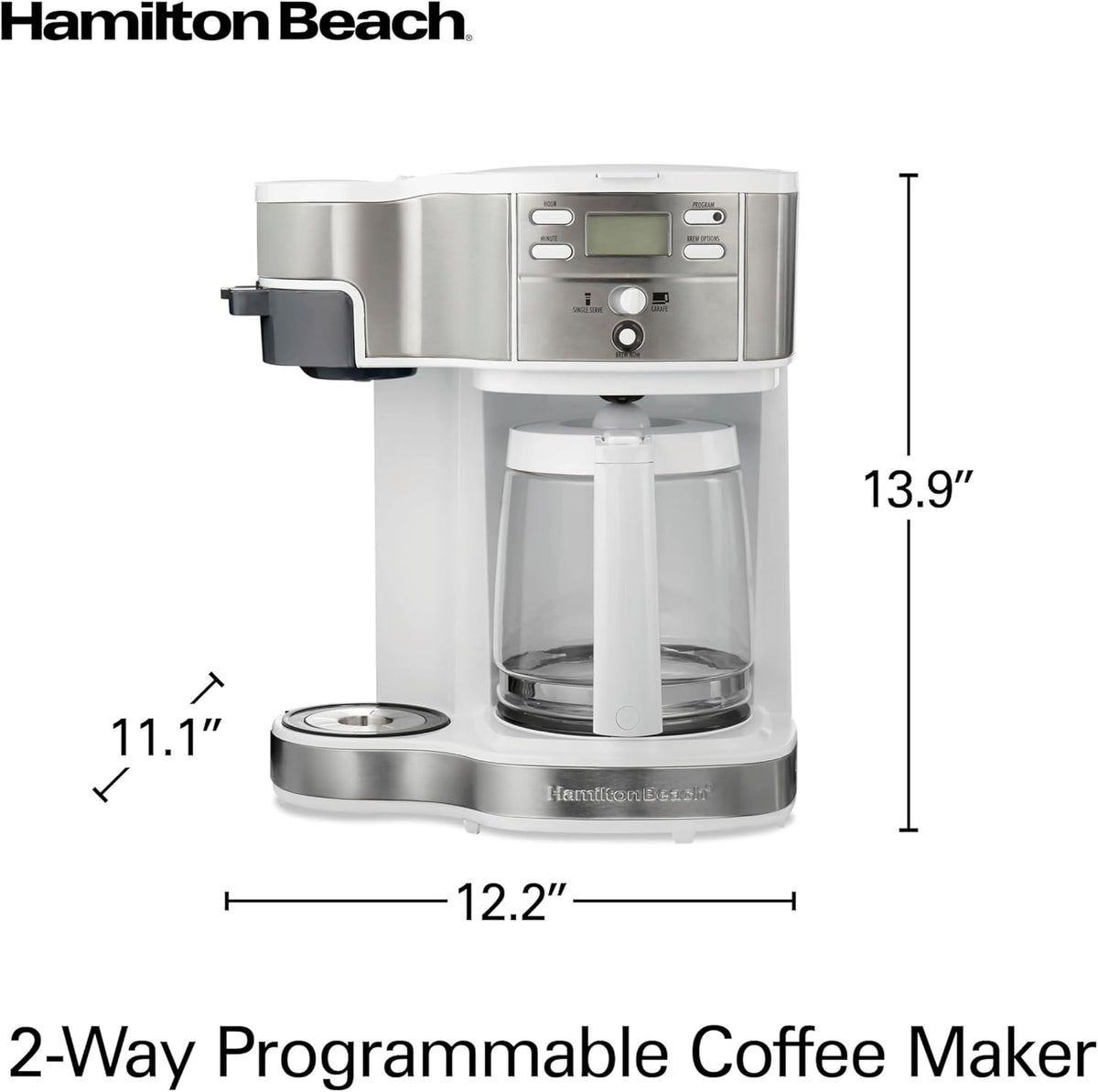 Coffee Maker 12 tazas 2 en 1 Hamilton Beach
