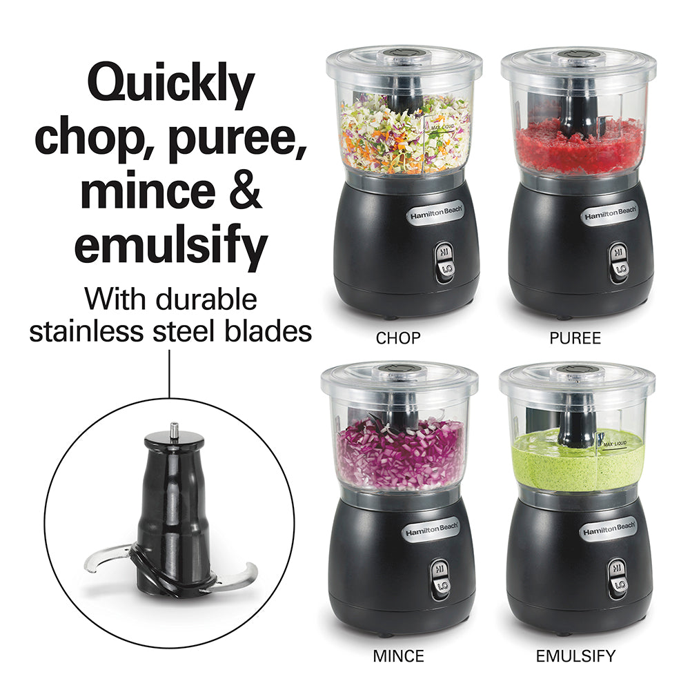 Procesador de alimentos 3 tazas 350W Hamilton Beach