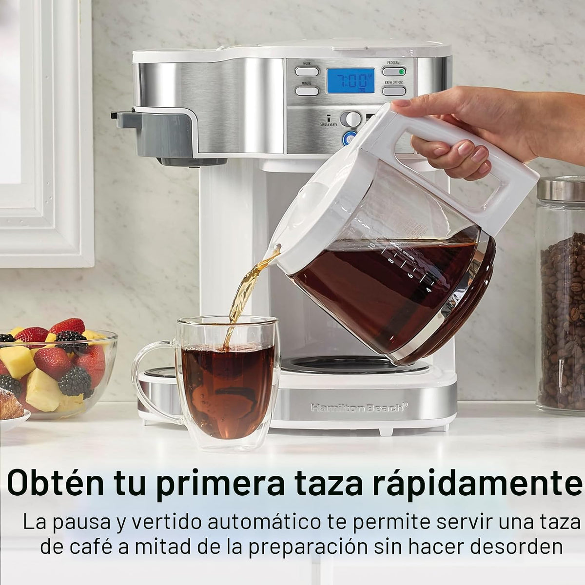 Coffee Maker 12 tazas 2 en 1 Hamilton Beach