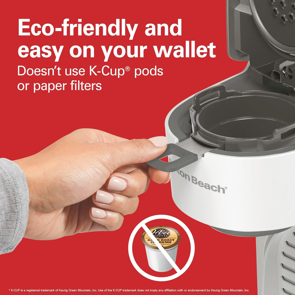 Coffee Maker Personal 1,75 tazas Hamilton Beach