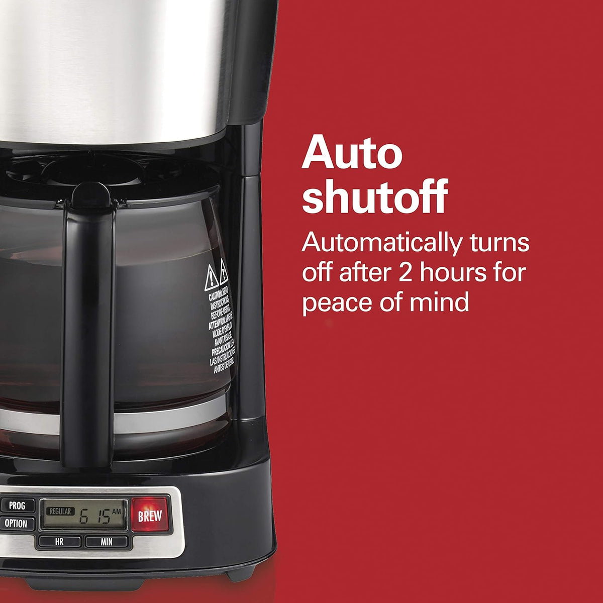 Coffee Maker Digital 5 tazas Hamilton Beach