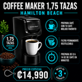 Coffee Maker Personal 1,75 tazas Hamilton Beach