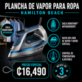 Plancha de vapor para ropa Hamilton Beach
