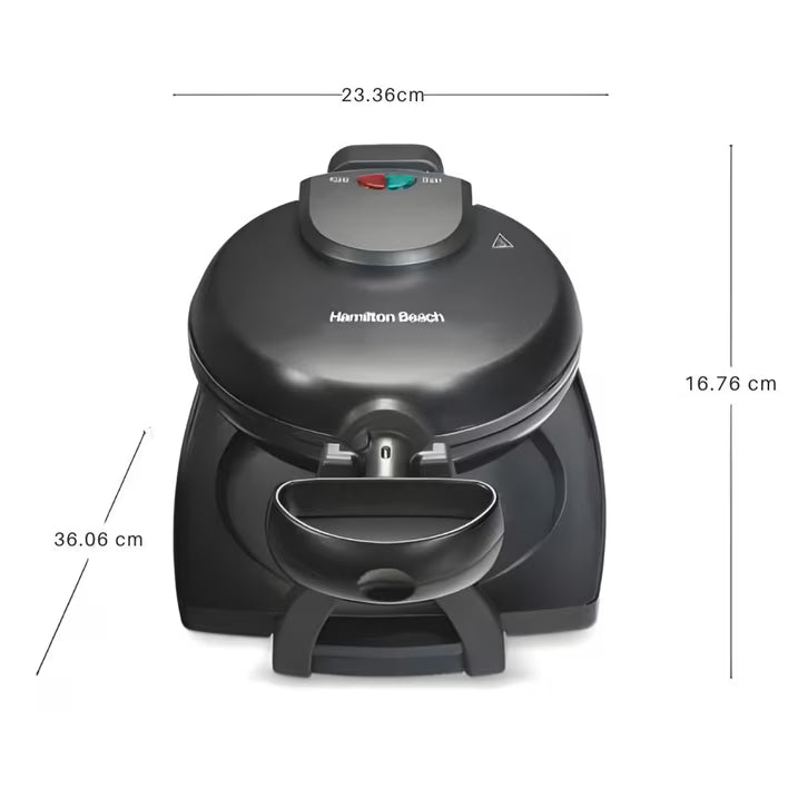 Máquina para waffles giratorio 800W Hamilton Beach